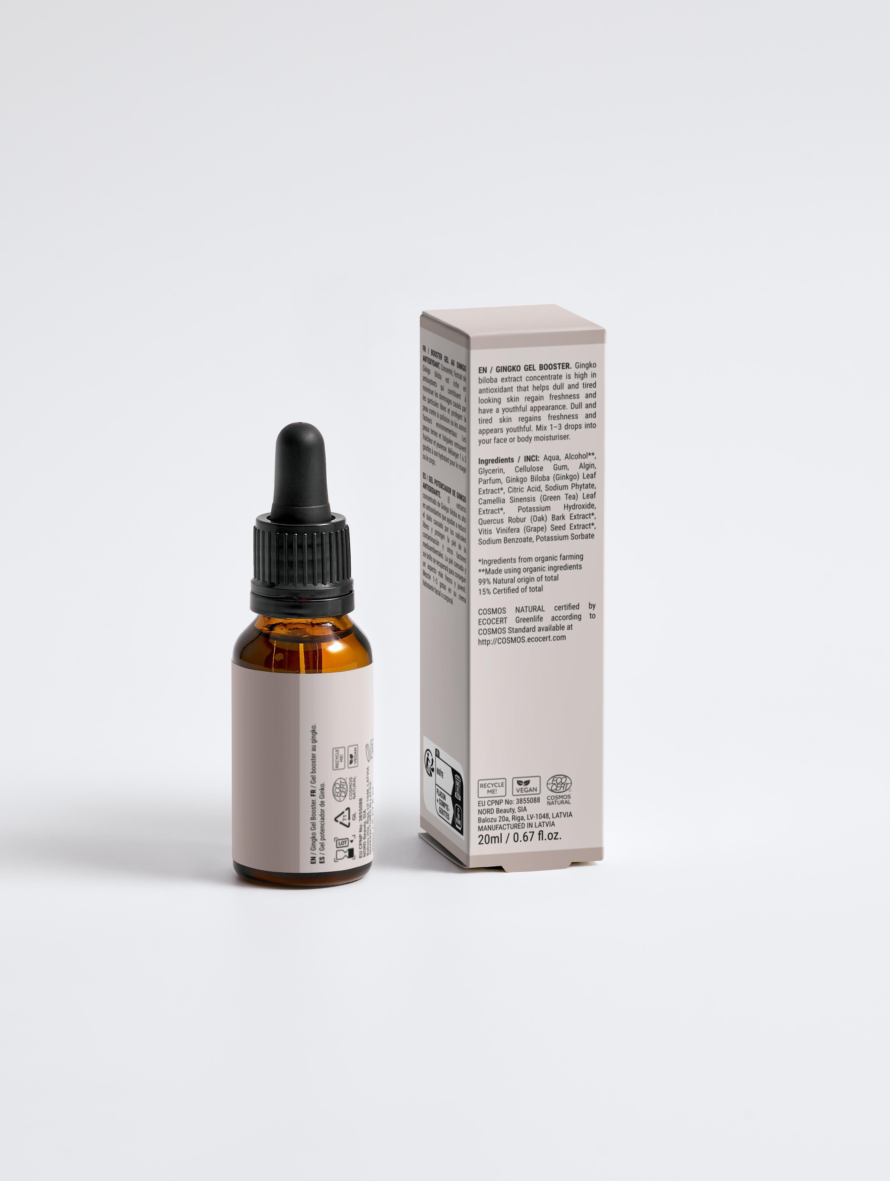 Antioxidant Ginkgo Gel Booster