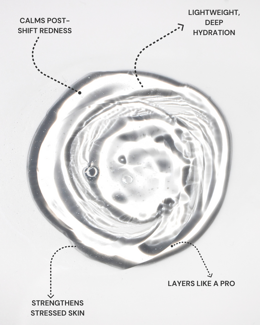 Smooth, lightweight gel texture of Hydro moisturizer for sensitive and oily skin