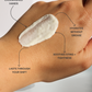 Before and after using Shield hand cream — visible improvement in dry, cracked hands